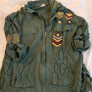 Vici Collection Military Style Jacket